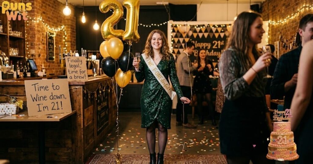 21st Birthday Puns Girl