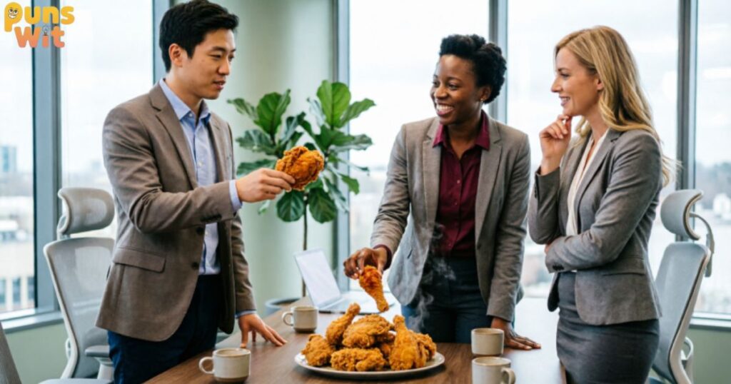 Fried Chicken Puns for Work and Office Humor